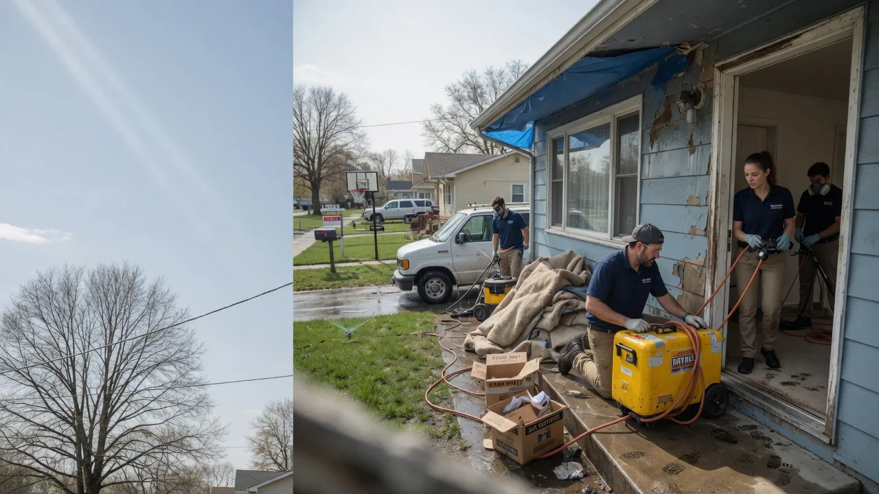 Basement Flood Cleanup in Blythedale, MO near me
